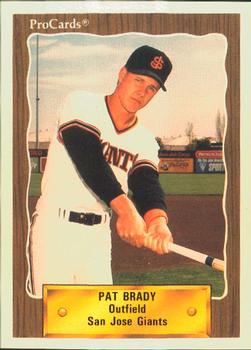 1990 ProCards #2023 Pat Brady Front
