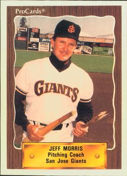 1990 ProCards #2028 Jeff Morris Front