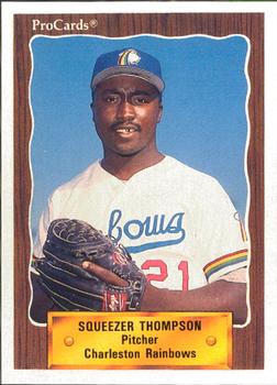 1990 ProCards #2030 Squeezer Thompson Front