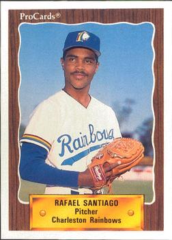 1990 ProCards #2031 Rafael Santiago Front