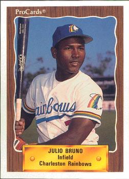 1990 ProCards #2046 Julio Bruno Front