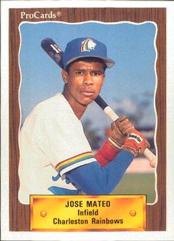 1990 ProCards #2047 Jose Mateo Front