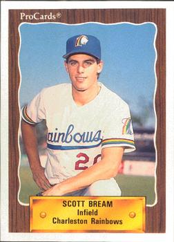 1990 ProCards #2049 Scott Bream Front
