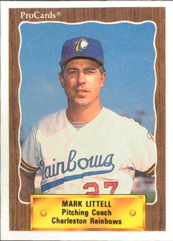 1990 ProCards #2055 Mark Littell Front