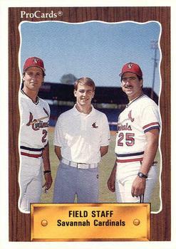 1990 ProCards #2084 Rick Colbert / Mark O'Neal / Andy Rincon Front
