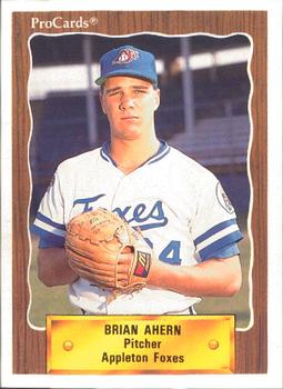 1990 ProCards #2086 Brian Ahern Front