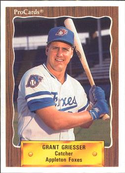 1990 ProCards #2097 Grant Griesser Front