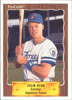 1990 ProCards #2098 Colin Ryan Front