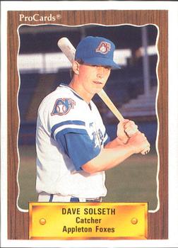 1990 ProCards #2099 Dave Solseth Front
