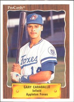 1990 ProCards #2100 Gary Caraballo Front