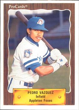 1990 ProCards #2106 Pedro Vasquez Front