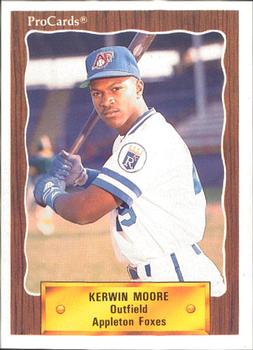 1990 ProCards #2109 Kerwin Moore Front