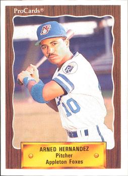 1990 ProCards #2110 Arned Hernandez Front