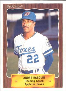 1990 ProCards #2113 Andre Rabouin Front