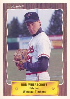 1990 ProCards #2123 Rob Wheatcroft Front
