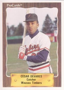 1990 ProCards #2130 Cesar Devarez Front