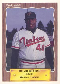 1990 ProCards #2137 Melvin Wearing Front