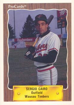 1990 ProCards #2142 Sergio Cairo Front