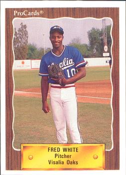 1990 ProCards #2155 Fred White Front