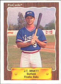 1990 ProCards #2165 J.T. Bruett Front