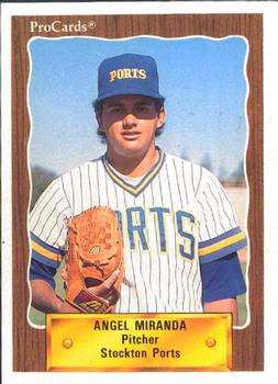 1990 ProCards #2175 Angel Miranda Front