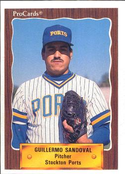 1990 ProCards #2183 Guillermo Sandoval Front