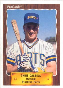 1990 ProCards #2199 Chris Cassels Front