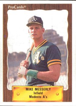 1990 ProCards #2221 Mike Messerly Front