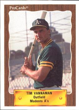 1990 ProCards #2227 Tim Vannaman Front