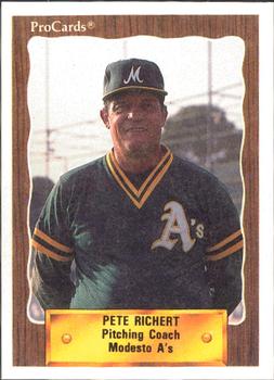1990 ProCards #2230 Pete Richert Front