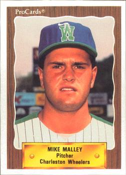 1990 ProCards #2236 Mike Malley Front