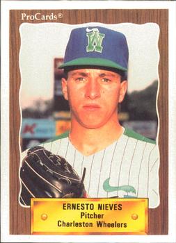 1990 ProCards #2237 Ernesto Nieves Front