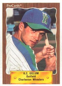 1990 ProCards #2251 K.C. Gillum Front