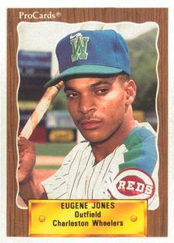 1990 ProCards #2253 Eugene Jones Front