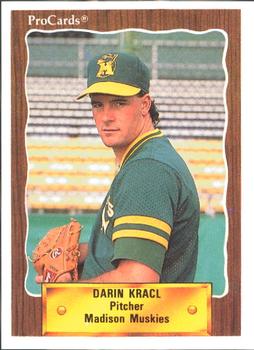 1990 ProCards #2262 Darin Kracl Front