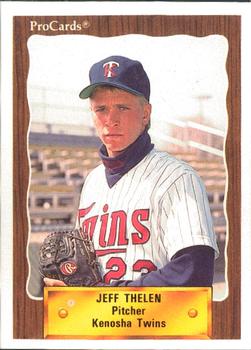 1990 ProCards #2295 Jeff Thelen Front