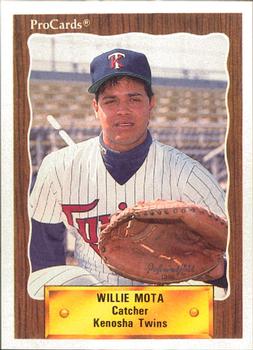 1990 ProCards #2297 Willie Mota Front