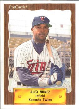 1990 ProCards #2303 Alex Nunez Front