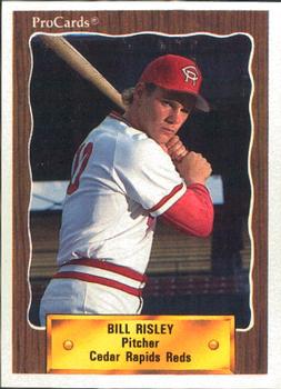 1990 ProCards #2313 Bill Risley Front