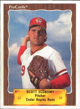 1990 ProCards #2317 Scott Economy Front