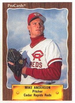 1990 ProCards #2318 Mike Anderson Front