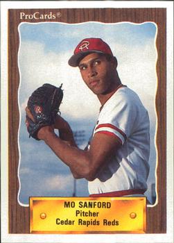 1990 ProCards #2321 Mo Sanford Front