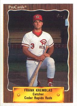 1990 ProCards #2324 Frank Kremblas Front