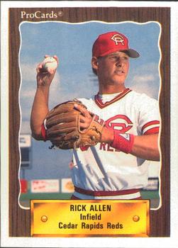 1990 ProCards #2331 Rick Allen Front