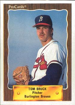 1990 ProCards #2341 Tom Bruck Front