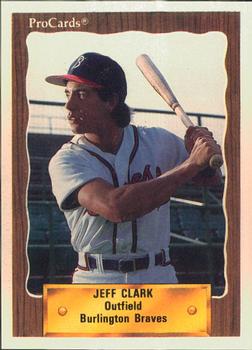 1990 ProCards #2363 Jeff Clark Front