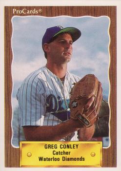 1990 ProCards #2381 Greg Conley Front