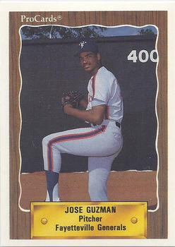 1990 ProCards #2400 Jose Guzman Front