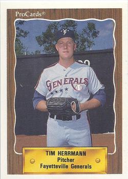 1990 ProCards #2401 Tim Herrmann Front