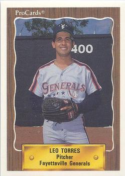 1990 ProCards #2408 Leo Torres Front